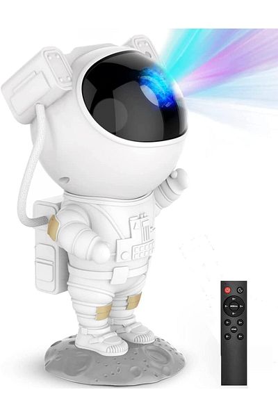COOYA Astronaut Star Projector, LED Lamp, with Timer and Remote, for Kids Room Decor