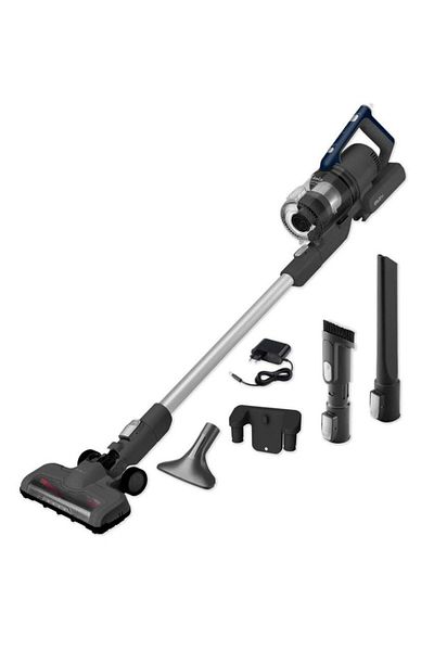 AMICA Aspirator vertical Amica VM 9012 Joran Turbo, Baterie Li-Ion, 350 W, Iluminare LED perie (Negru)