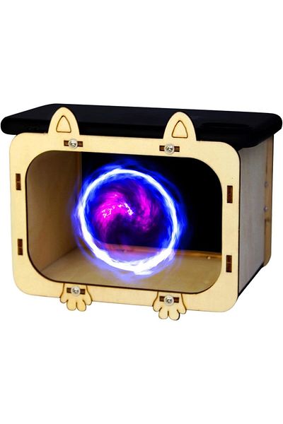 COOYA Hand Craft Cinema Projector, Wooden Mini Projector, Smartphone Hologram Cinema, Gift for Boys Girls
