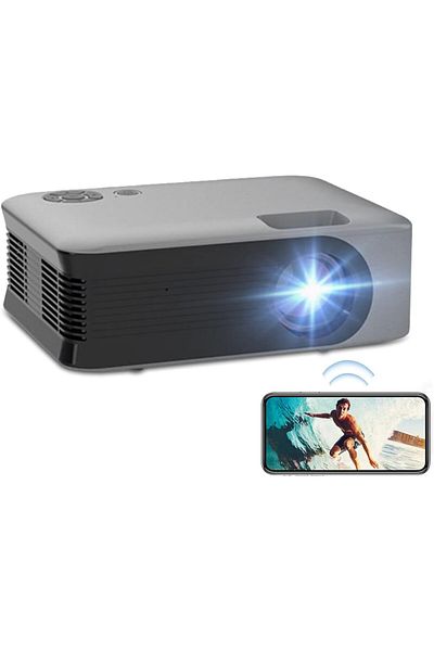 COOYA A30 Portable LCD Projector Max Support 1080P Resolution Compact Size for Home Office Home Theater