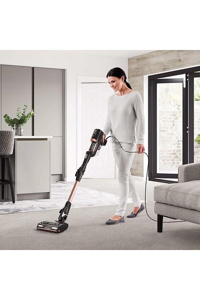 Shark Shark True Pet HZ500EUT Corded Upright Vacuum Cleaner, 450 W, 0.3 l Tank, 10m Cable (Black/Gold)