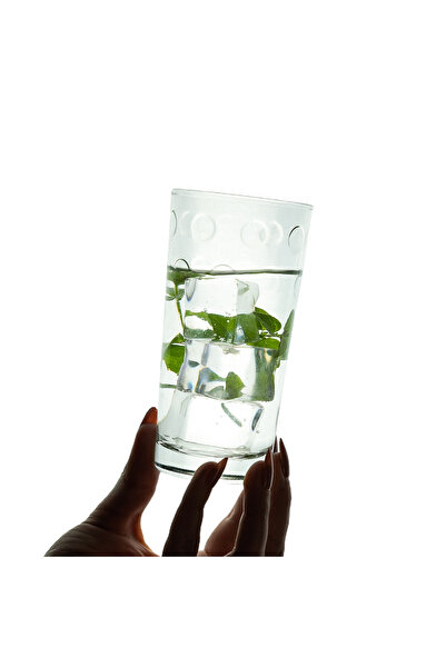 Cesiro Set of 6 water glasses, Pop, 245 ml, Transparent