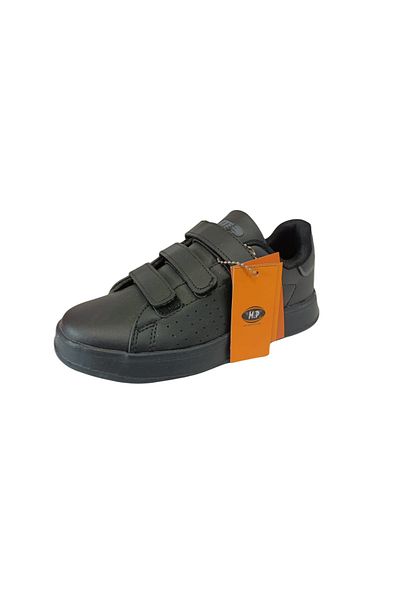 M.P. M.P 2625 Black Unisex Faylon Light Sole Velcro Sports Shoes
