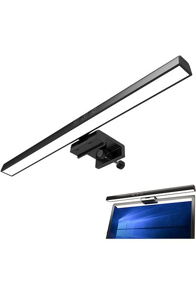 COOYA 50cm Extended Computer Monitor Light,3 Color Eye-Care LED Screen Lamp with Touch Control
