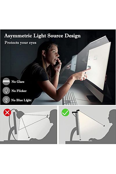 COOYA Computer Monitor Lamp, USB Screen Light Bar, Eye Protection no Screen Glare LED Display Light
