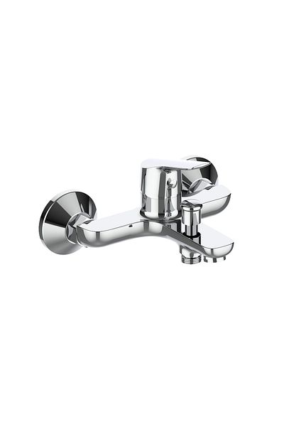 ZİNOX Z-inox Zln8177 Baterie cadă 1,5 m furtun cap de duș, argintiu