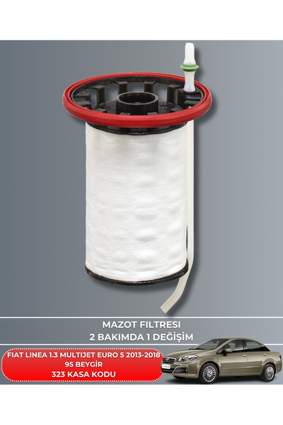 Gold FIAT LINEA 1.3 MULTIJET EURO 5 2013-2014-2015-2016-2017-2018 95 BEYGİR MAZOT(YAKIT) FİLTRESİ