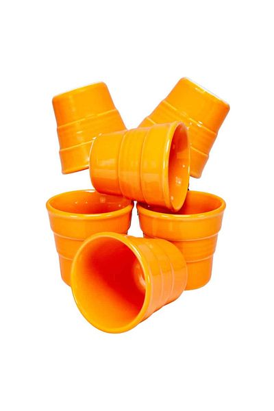 Cesiro Set of 6 glasses of 90 ml Tropical Orange, Cesiro