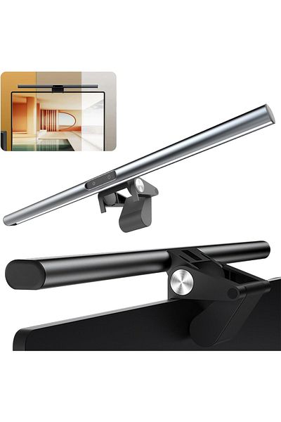 COOYA Computer Monitor Light Bar,Touch Sensor, Eye Caring No Screen Glare,3 Color Temperature Led Light