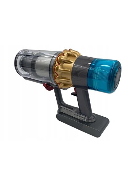 DYSON Aspirator vertical Dyson V15 Detect Absolute 2023, 660 W, 0,7 L, Autonomie 60 min (Gri/Auriu)