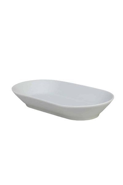 Cesiro Platou Portelan Alb 18.5 x 10 x 3 cm