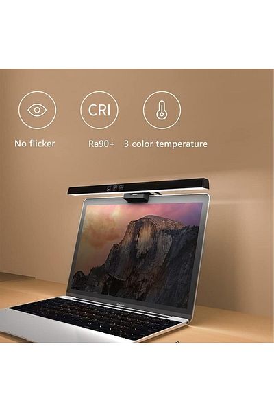 COOYA Computer Monitor Lamp,Computer Desk Light With 3 Color Temperature Computer Led Light