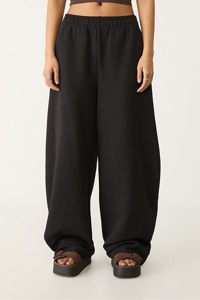 Stradivarius Plush barrel trousers