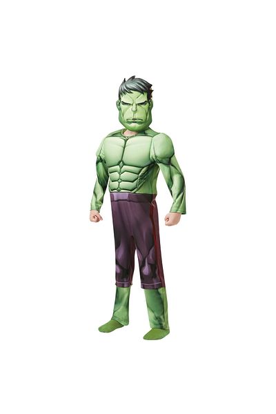 Marvel Hulk Deluxe Musk Suit for Boys - Avengers