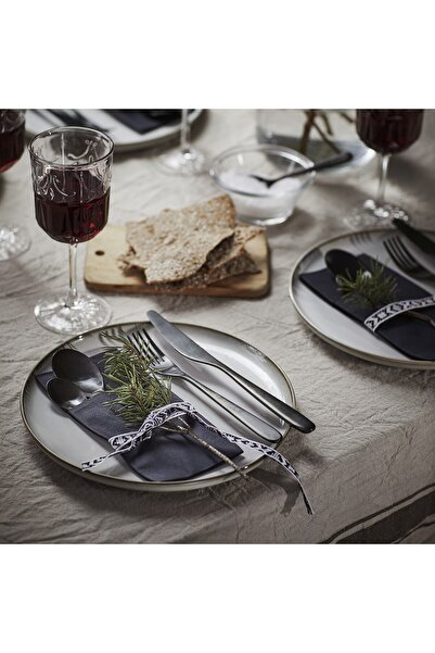 IKEA MOTTAGA Paper napkin, black, 38 x 38 cm