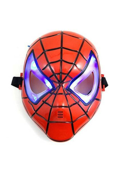 KidMania Masca Spiderman cu lumini pentru copii, 20 cm Universala 3-9 ani