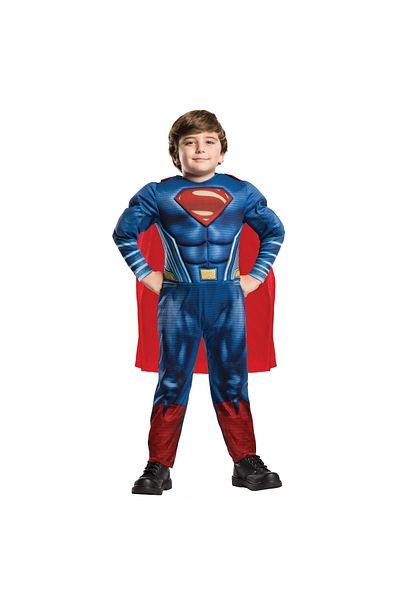 DC Superman Deluxe Justice League Costume For Boys 104 Cm 3-4 Years