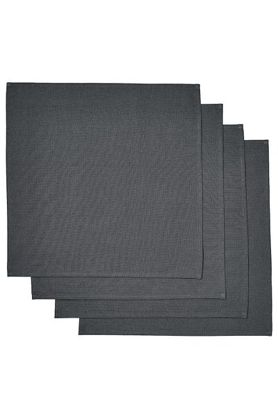 IKEA SVARTSENAP Napkin, dark grey, 35 x 35 cm