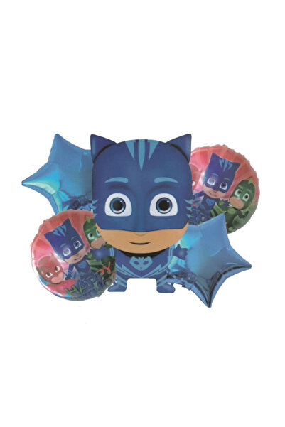 ALMİRA SOLMAZ TİCARET Buchet 5 baloane Pisoi - Eroi in pijama