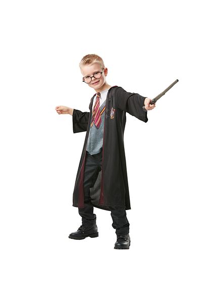 Harry Potter Harry Potter Deluxe Robe Costume with Accessories for Children 104 cm 3-4 Years