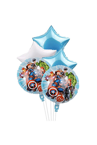 KidMania Buchet 5 baloane folie Avengers