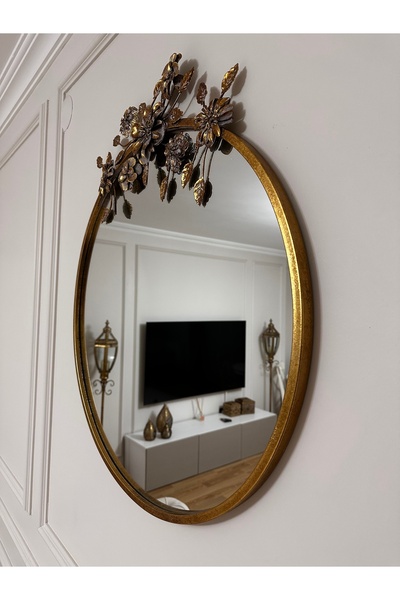 THE LİNSE Metal Duvar Dekor Ayna