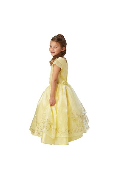 Disney Costum Printesa Belle Premium pentru fete - Frumoasa si bestia 104 cm 3-4 ani