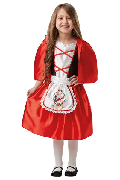 KidMania Costum Scufita Rosie pentru fete 7-8 ani 130 cm