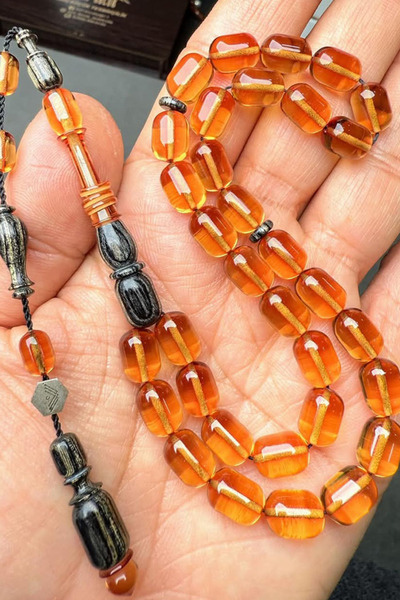 7x10mm Usta Mühürlü Şeffaf KATALİN Tesbih