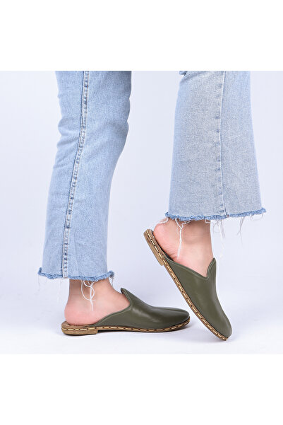 Karays Deri El Yapımı hakiki Terlik Yemeni