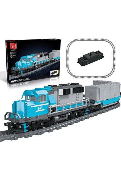 freight Burlington Demiryolu 1065 Parça, Şarj Edilebilir Motorlu Tren, 2 Vagon