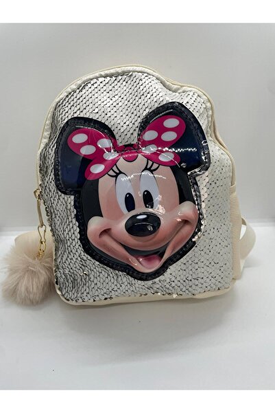 ALFA AKSESUAR 03 mickey mouse model ışıklı pullu ponponlu kabartmalı kız çocu...