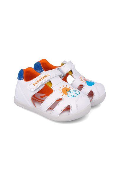 BIOMECANICS Sandale Primii Pasi pentru Copii Biomecanics 252166, Albastru Marime: 20 (12,2-12,7 cm)