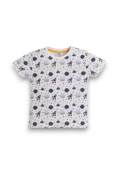 Victor and Jane - All-Over Printed T-shirt and Shorts Pyjama Set