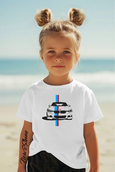 New Shine 1 μπλουζάκι δώρο για αγορές 6 και άνω στο καλάθι - Παιδικό μπλουζάκι με στάμπα Bmw