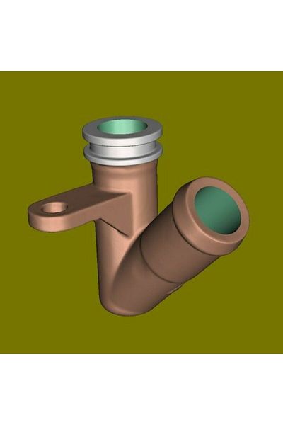 swordslife Mercedes cooling system flange