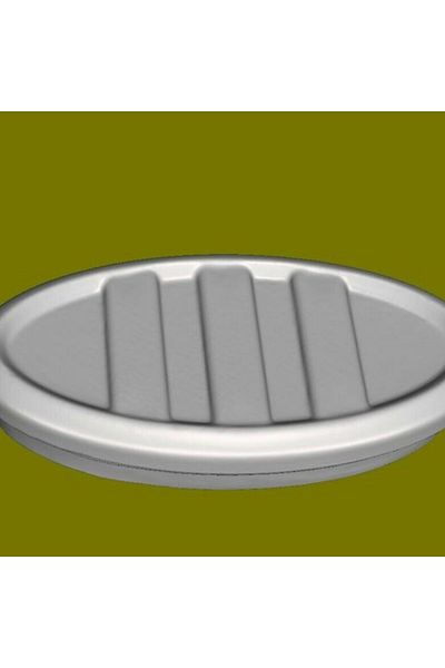 swordslife Plug for oval pipe 75x36 mm