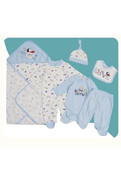 nannie Set Nou-Nascut Minge albastra - 3-6 luni