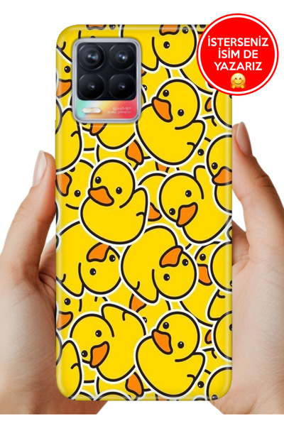 realme 8 / 8 Pro Kılıf Realme Baskılı Life Style Kapak Silikon Civcivler