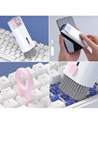 holy Mavi 7 Parça Çok Amaçlı Bilgisayar Klavye Telefon Temizleme Seti Aparatı