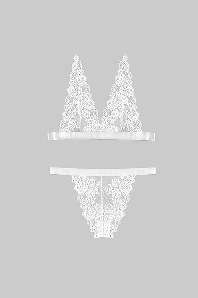 Simi Underwear Γυναικείο σετ λευκών ρούχων Pure Heart