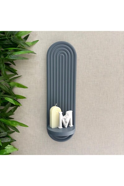 MERKARE Bohem, İskandinav Dekoratif Tek Raflı Duvar Rafı, Süsü (HAND MADE) - ...