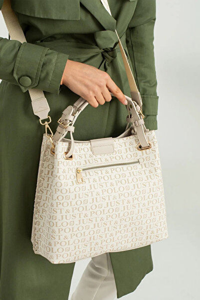 JP POLO Women's Original Just Polo Printed Large Size Hand & Shoulder Bag Avp2180Pc Shoulder Bag