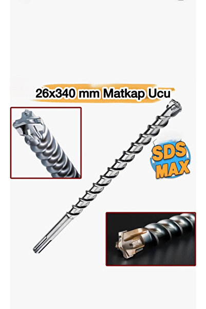 GFB Sds Max Matkap Ucu (4 ELMASLI) 26x340 Mm