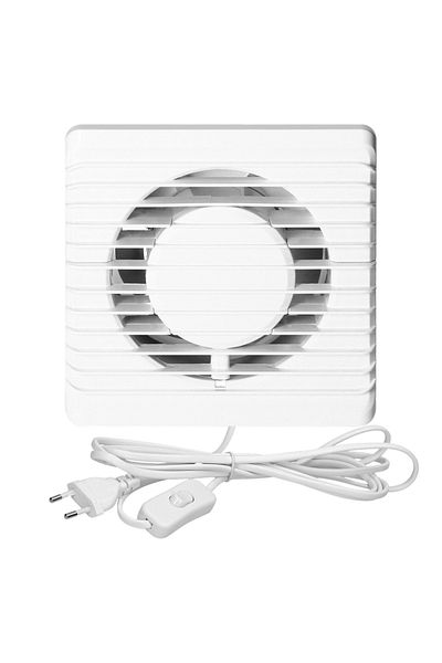 Orno Ventilator baie Orno OR-WL-3200/100/PS, 8 W, 93 m/h, 2400 rpm, 100 mm, montare in perete, silentios