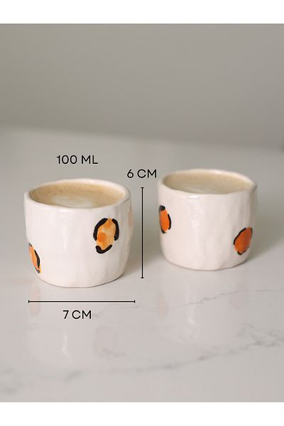 Most Home Spotted Joy – Set of Two Ceramic Mugs