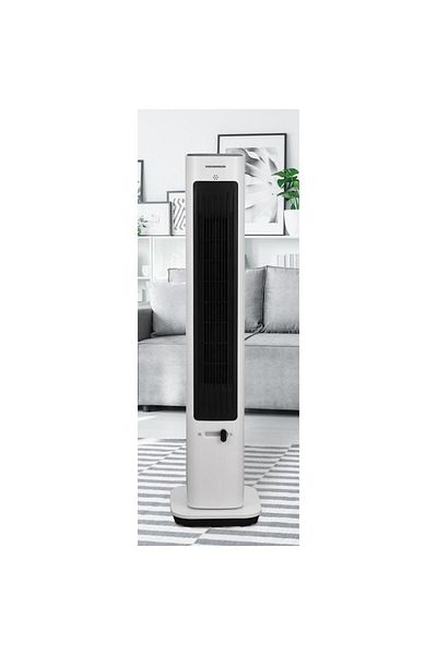 Heinner Ventilator turn Heinner HTFA-M20WH, 2000 W, 3 viteze racire, 2 viteze incalzire, Termostat digital