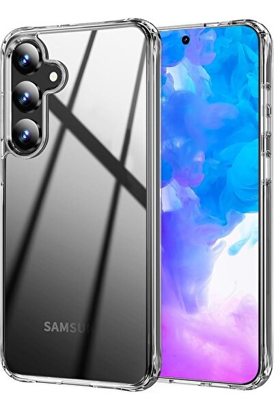 izzytech جراب سيليكون مرن شفاف متوافق مع هاتف Samsung Galaxy S24