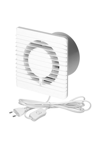 Orno Ventilator baie Orno OR-WL-3200/100/PS, 8 W, 93 m/h, 2400 rpm, 100 mm, montare in perete, silentios