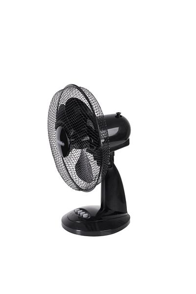 MESKO Ventilator pentru Birou Mesko MS7309, 40 W, Diametru 30 cm, 3 Trepte de Viteza (Negru)